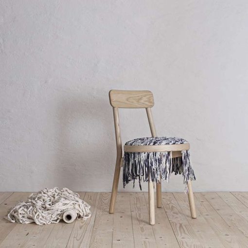 Canvas Wooden Chair by Stoft