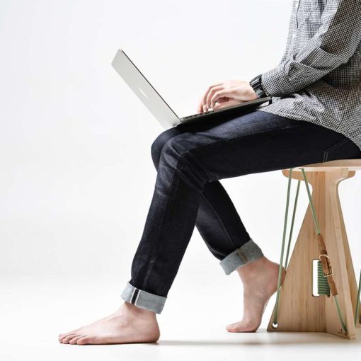 Connected Stool by Kim Myung Nyun