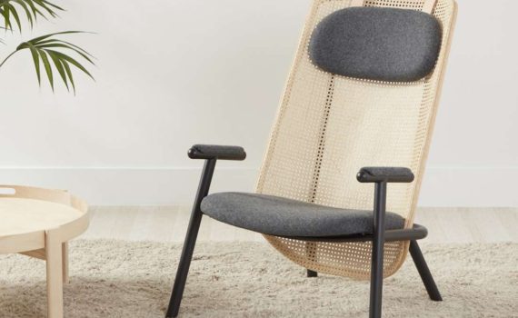 Fold Lounge Chair by Alain Gilles