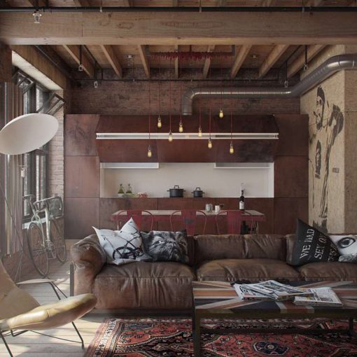 Den Loft – A Masculine Urban Retreat by Nordes