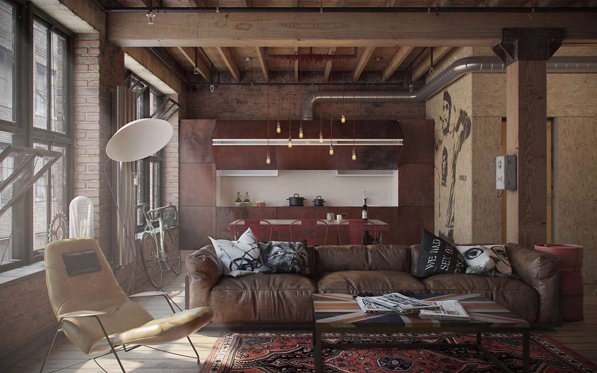 Den Loft – A Masculine Urban Retreat by Nordes