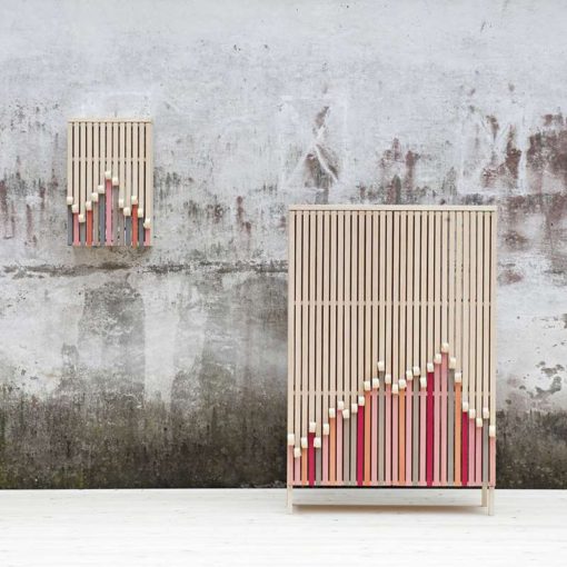 Whittle Away Storage Cabinets by Stoft Studio