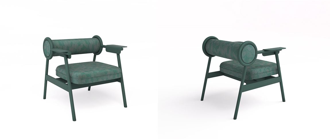Roll Armchair by Rostyslav Sorokovyi