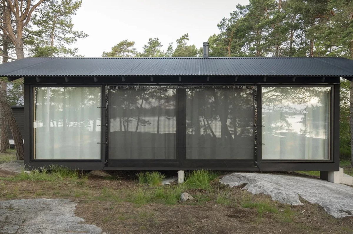A House - A Minimalist Nordic Cabin by Studio Nāv