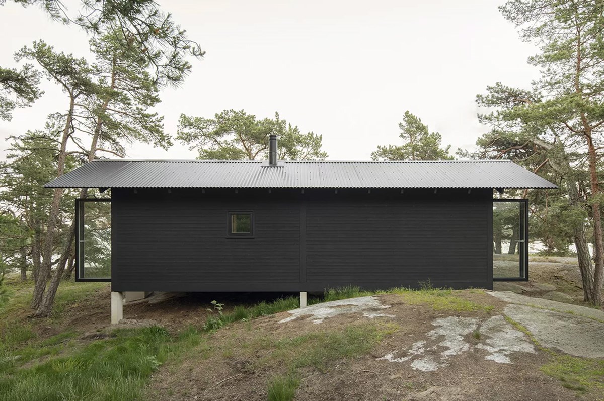 A House - A Minimalist Nordic Cabin by Studio Nāv