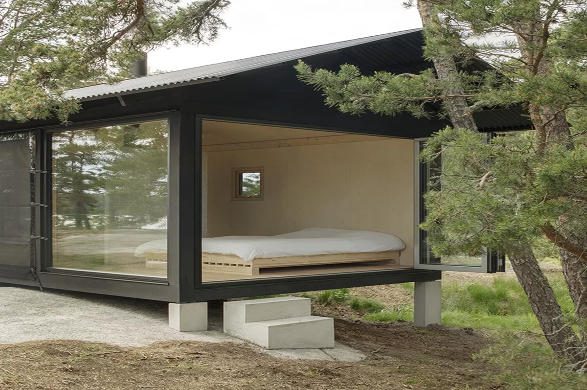 A House - A Minimalist Nordic Cabin by Studio Nāv