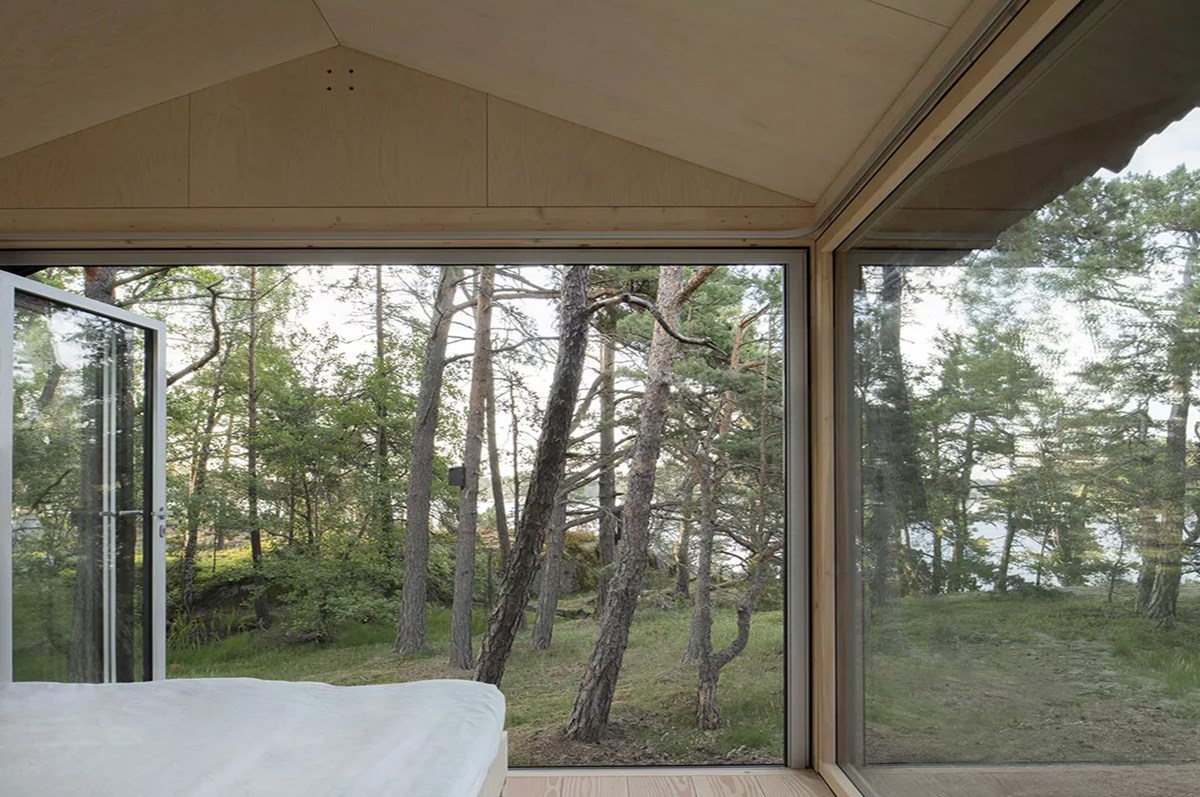 A House - A Minimalist Nordic Cabin by Studio Nāv