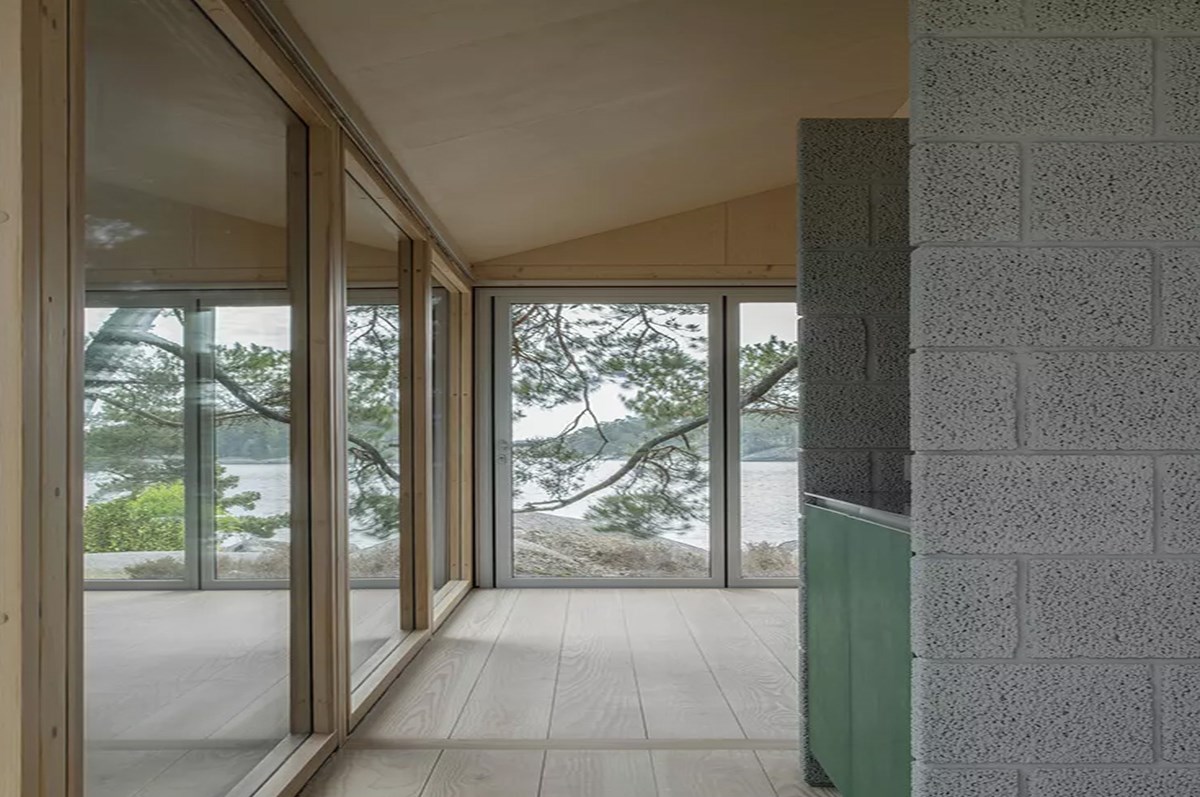 A House - A Minimalist Nordic Cabin by Studio Nāv