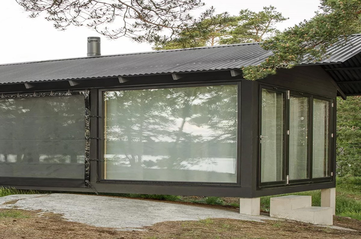 A House - A Minimalist Nordic Cabin by Studio Nāv