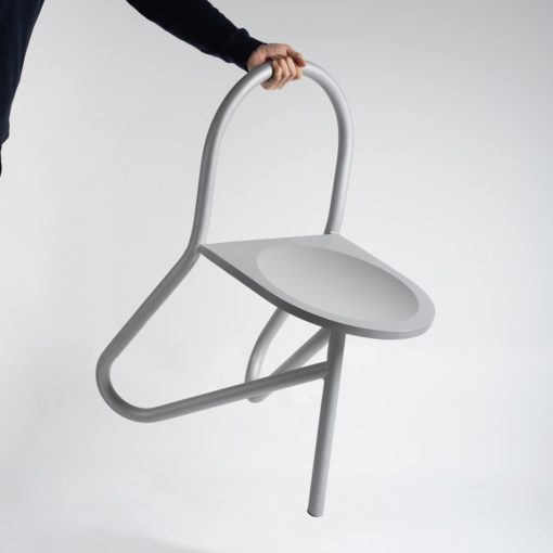 Chair No.19: A Modern and Elegant Furniture Design with a Single Form