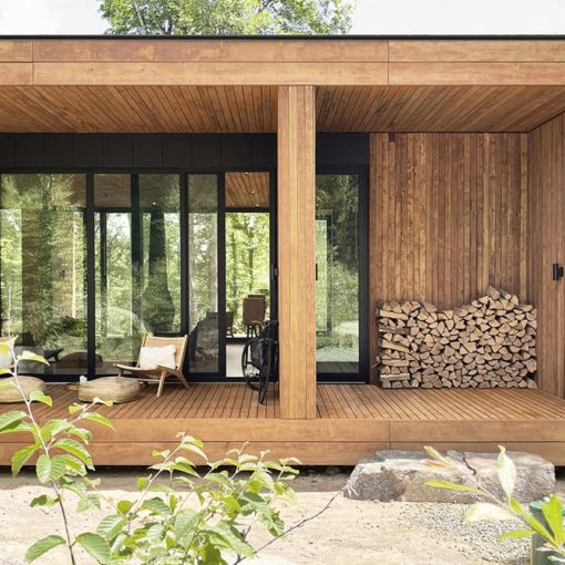 La Cadrée Perchée Forest Retreat by Empreinte Design Architecture