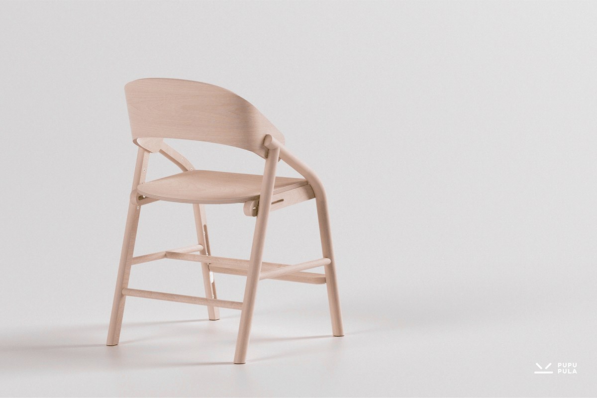 The Little One High Chair by Rudolph Schelling Webermann