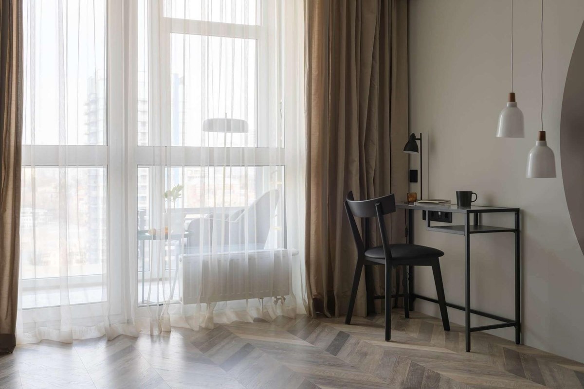 Olive Shade Apartment Interiors by Design Buro Odintsova