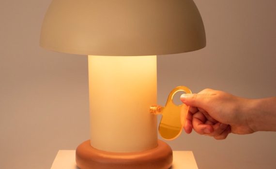 Warble Table Lamp by Jielin Chen