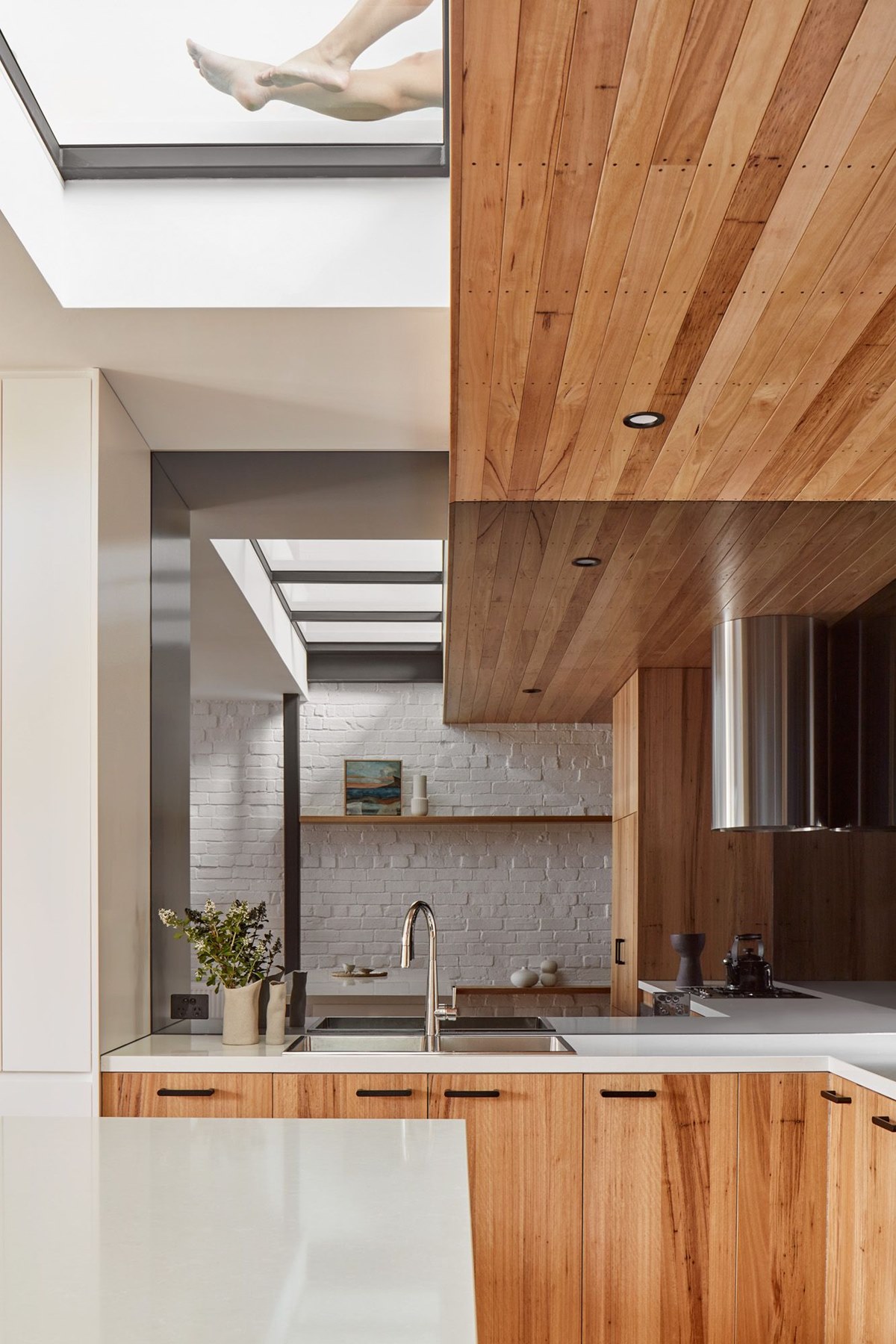 Heritage Terrace Extension in Carlton North Brings in Sunlight and Natural Elements
