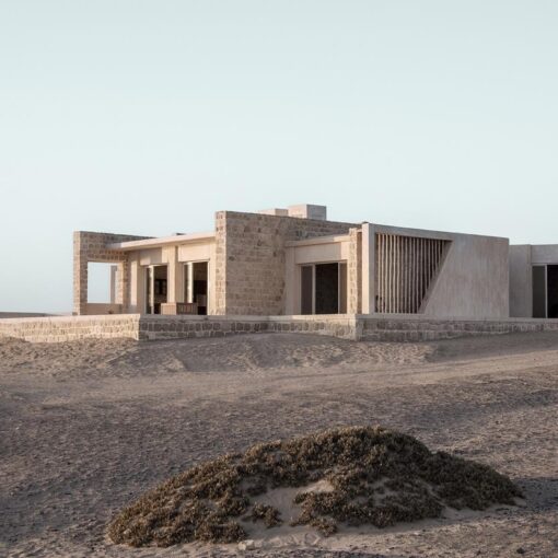 Breathing Beach House: A Sustainable Desert Retreat by Karm Architecture Lab